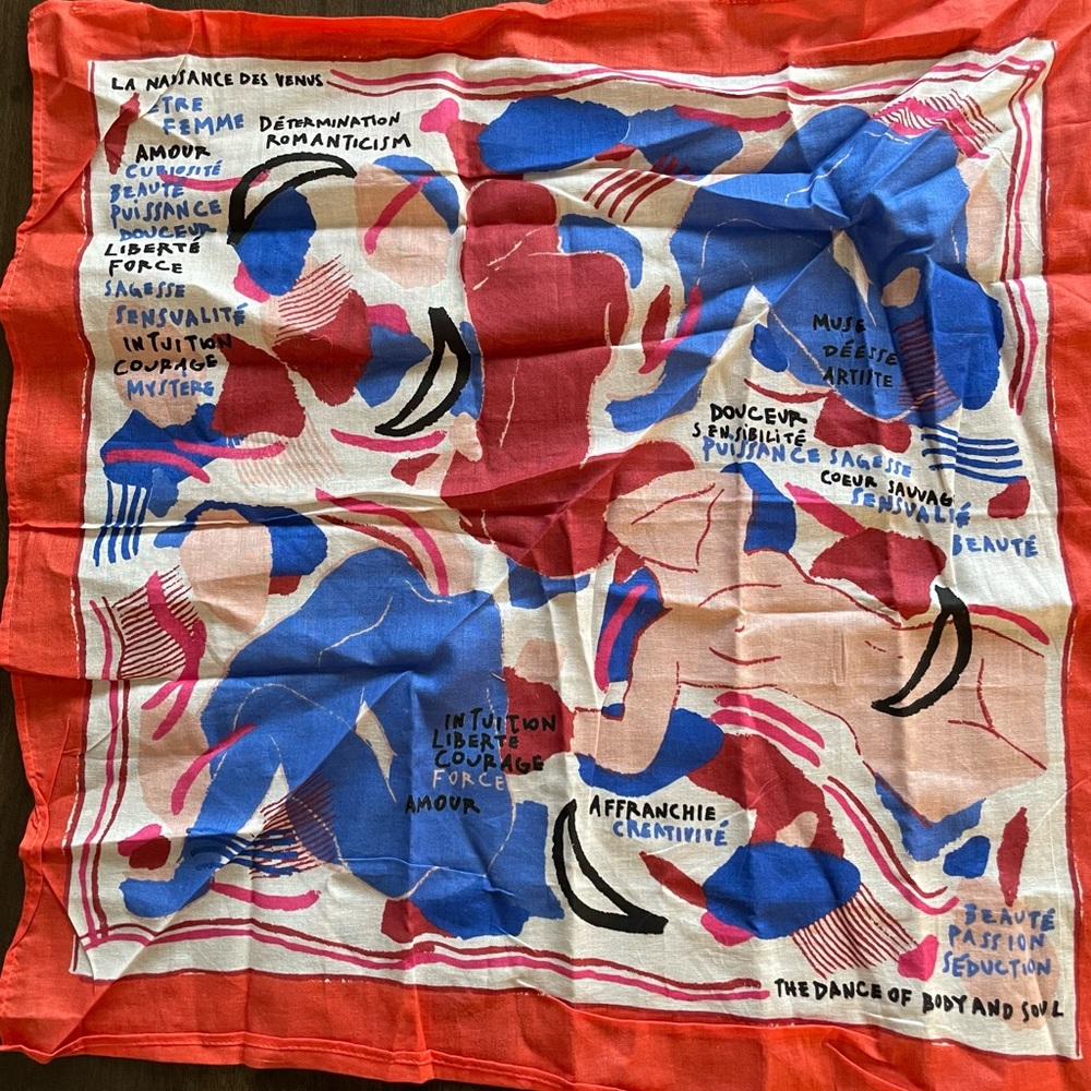 Sezane limited edition scarf/ handkerchief